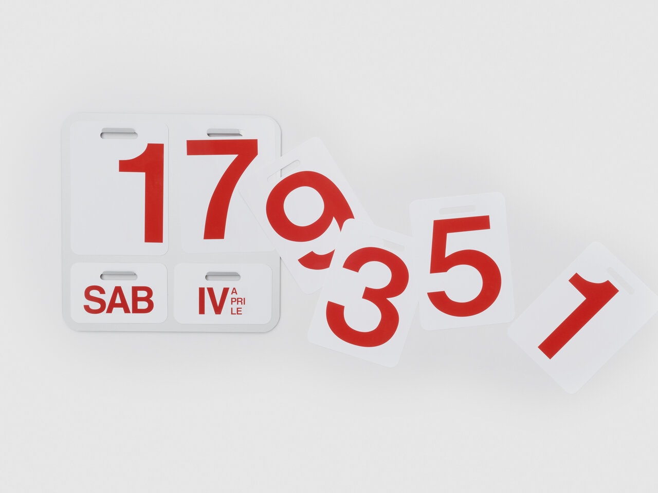 Formosa Perpetual Wall Calendar by Danese Artemide Accessories